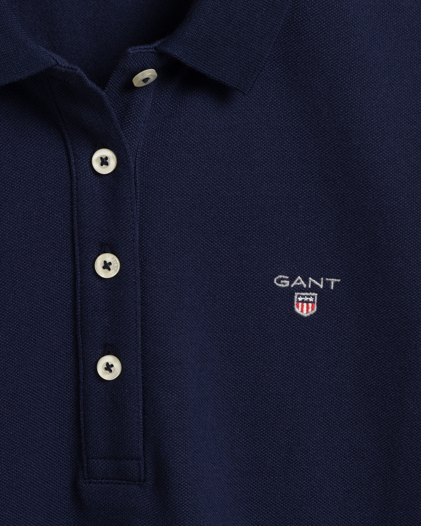 Polo en coton piqué à manches longues Original