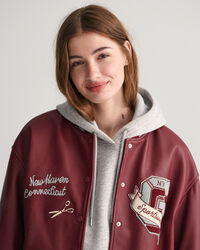 Leren GANT Varsity Jacket