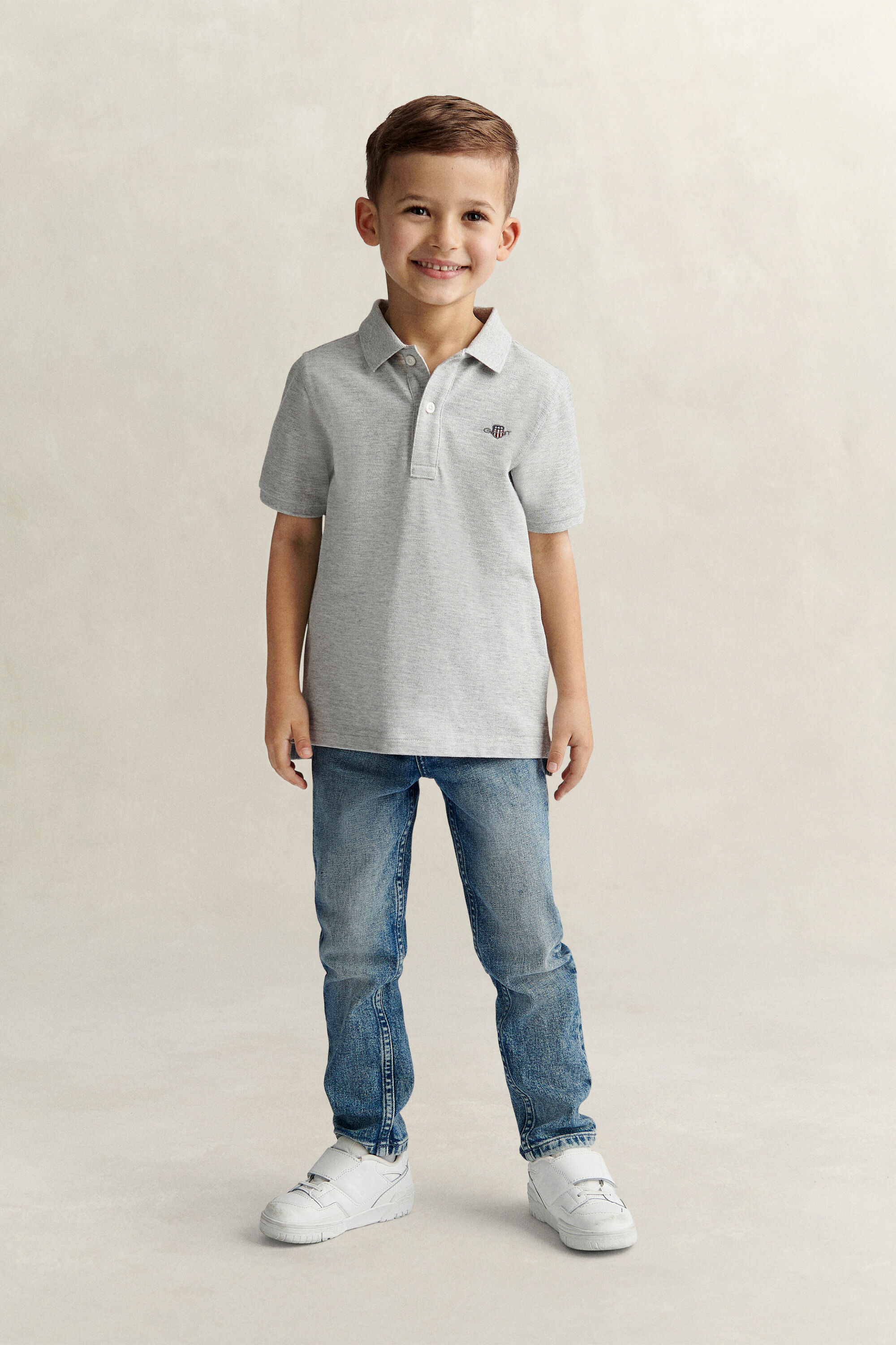 Kids Shield piqué poloshirt