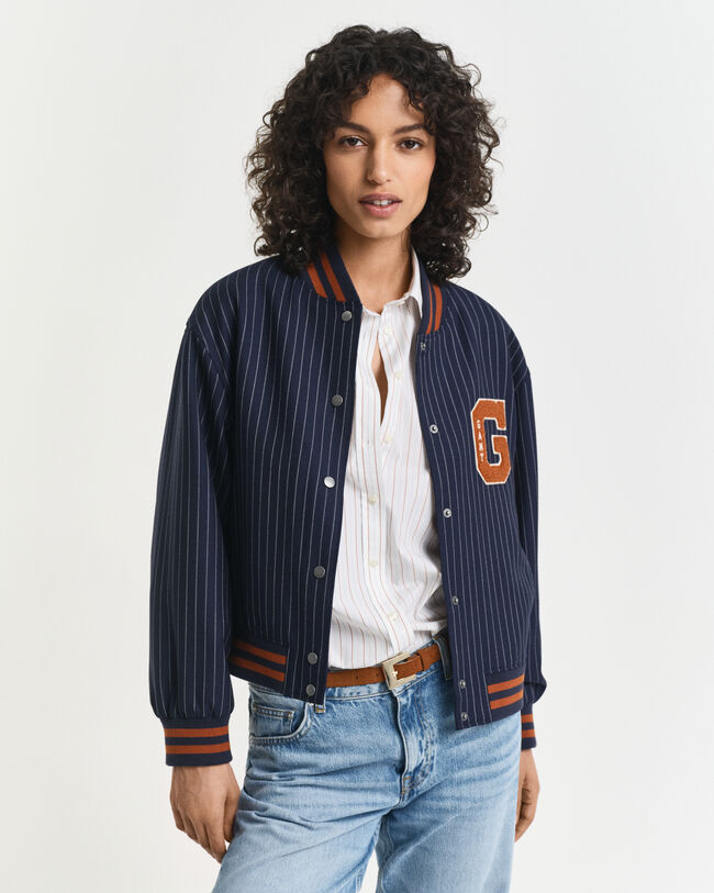 Veste Varsity de GANT à rayures tennis