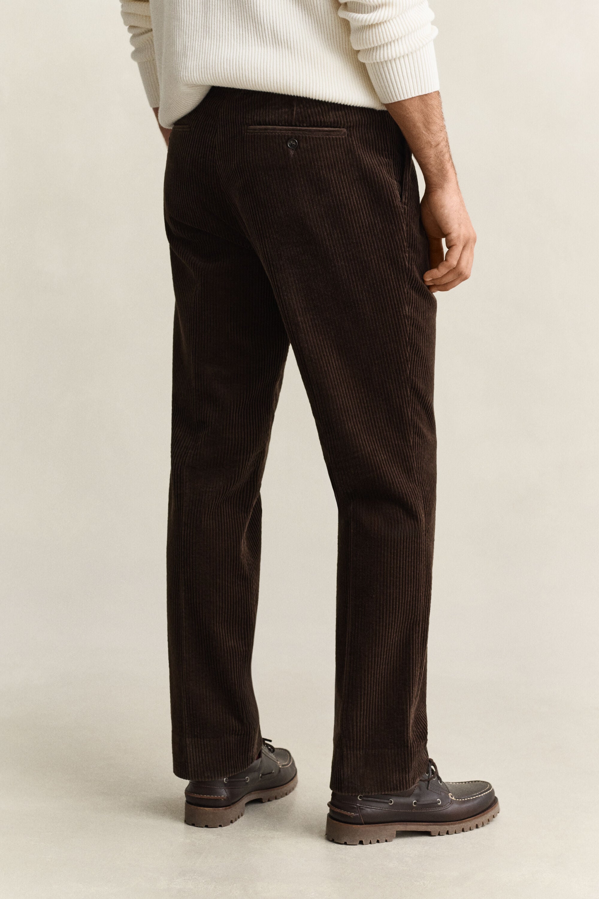 Pantalon de costume en velours côtelé