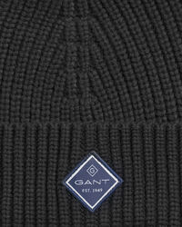 Bonnet en maille c&ocirc;tel&eacute;e de coton