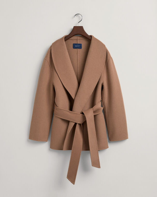 Veste blazer cousue main avec ceinture