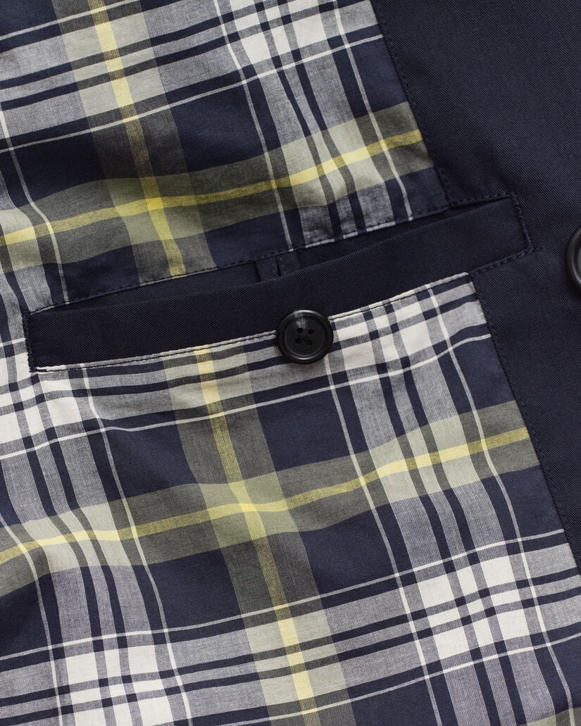 Trench-coat en coton mélangé