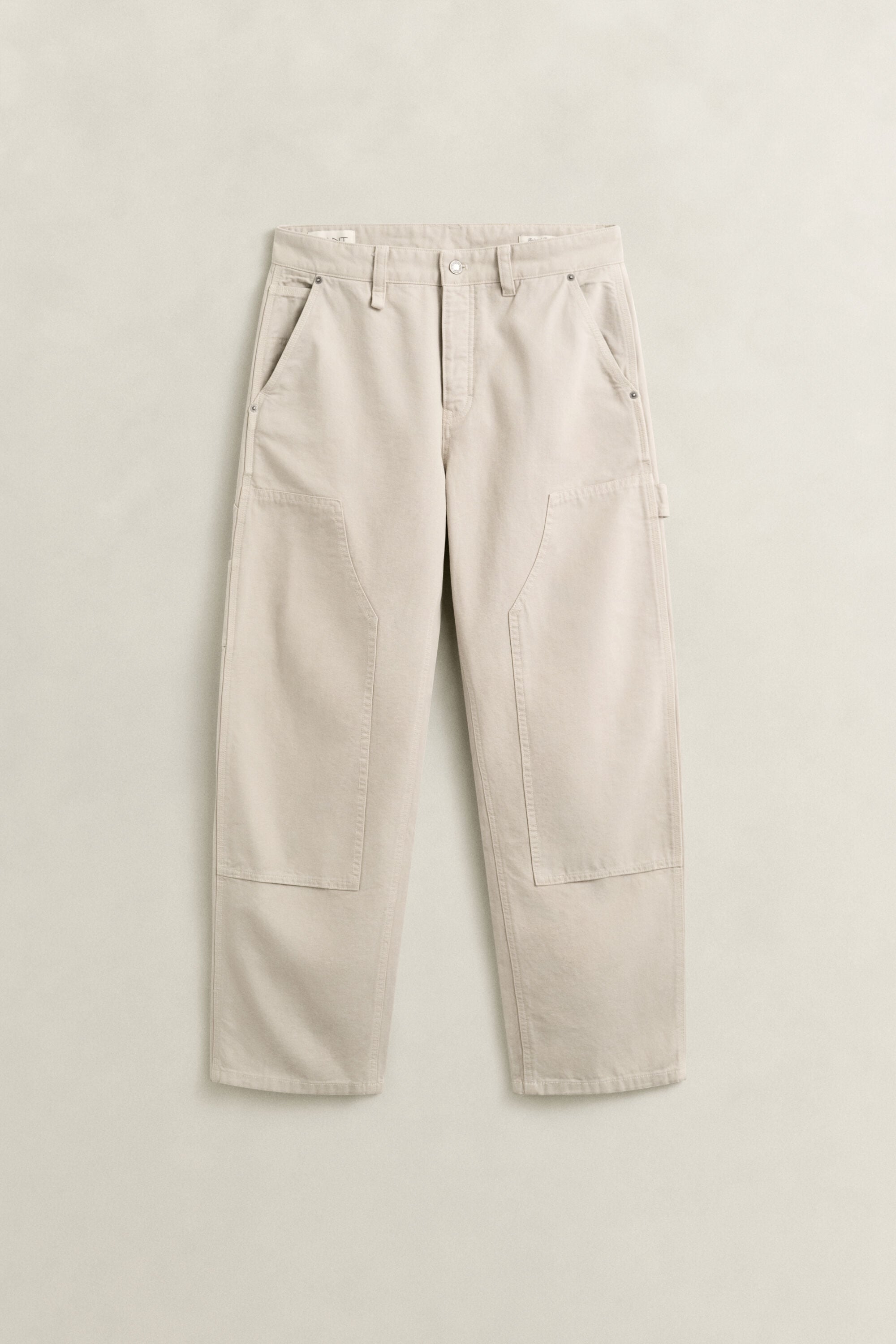 Pantalon coupe décontracté esprit charpentier