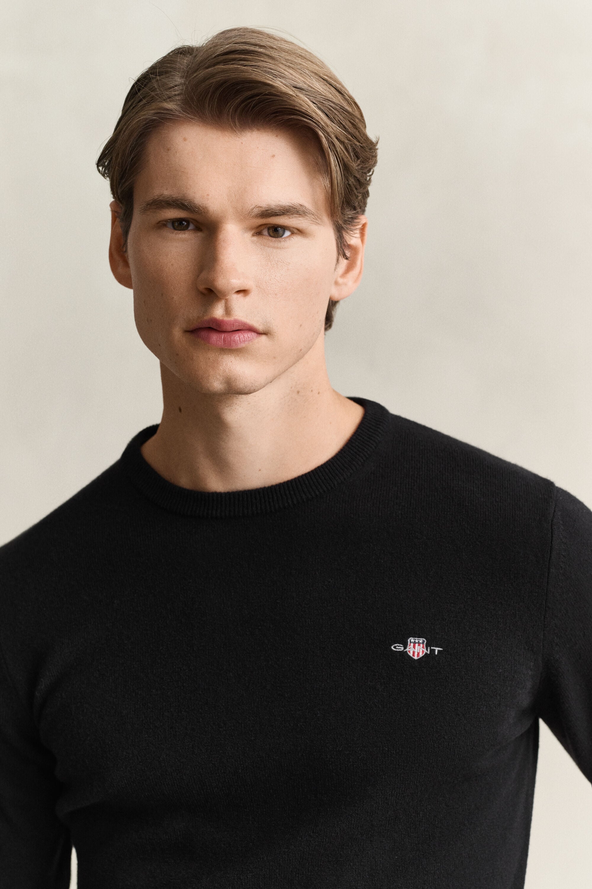 Pull col rond en laine d’agneau