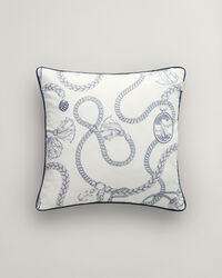 Housse de coussin en satin à imprimé Sailing