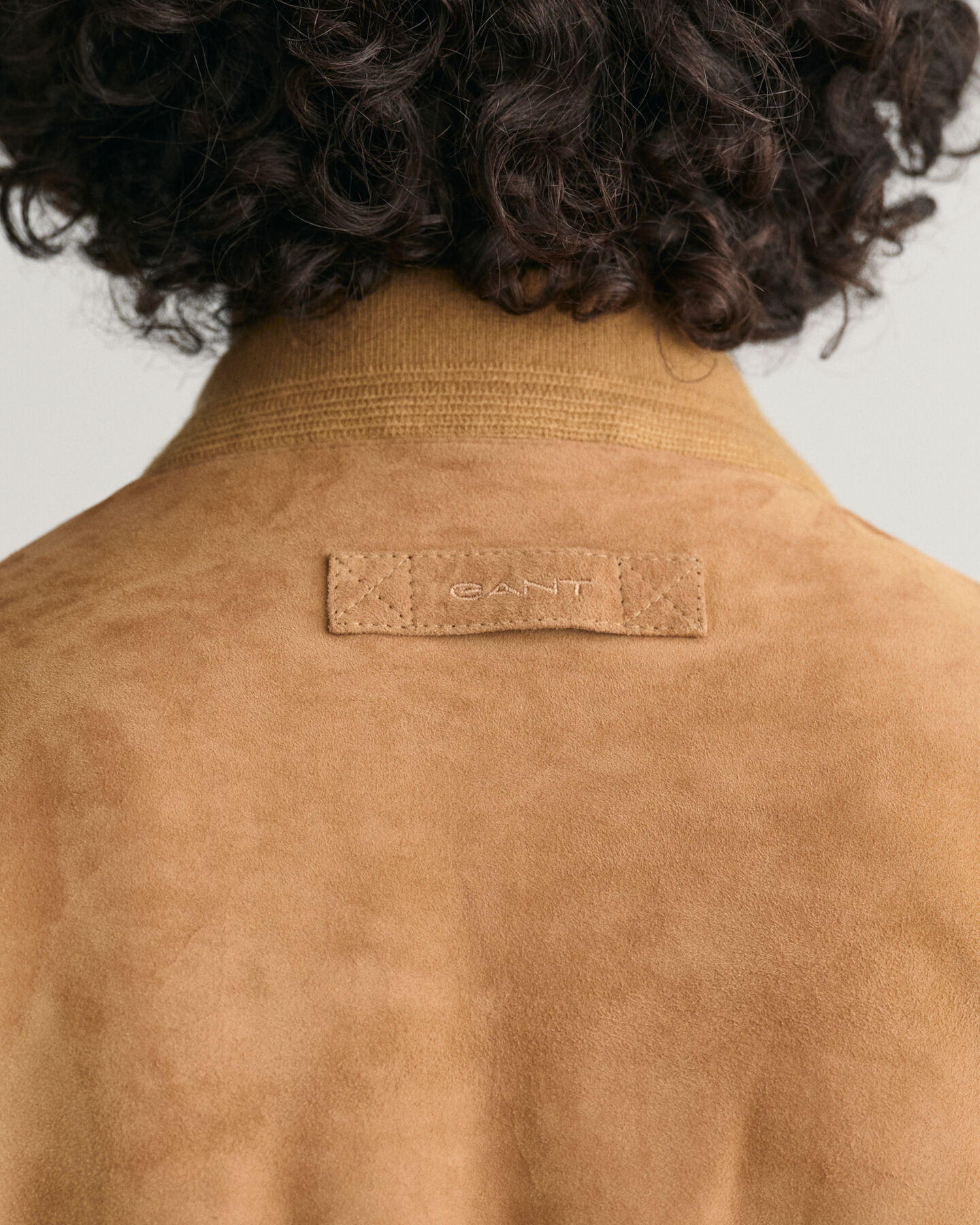 Blouson aviateur en daim