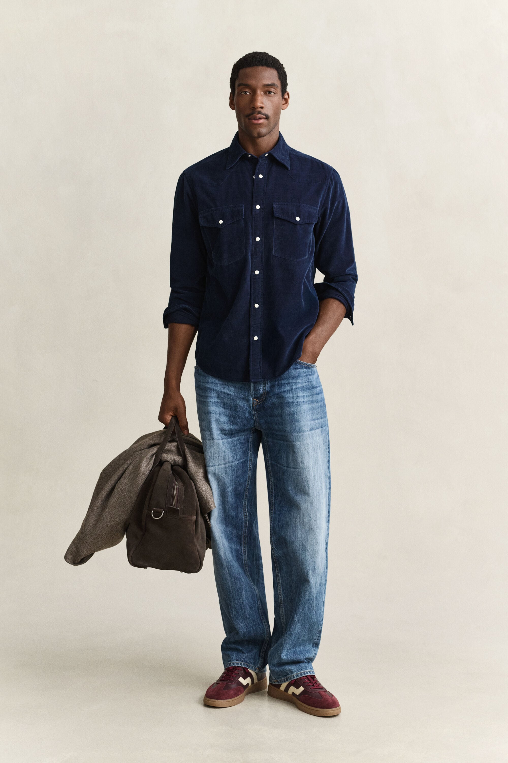 Corduroy rodeo-hemd