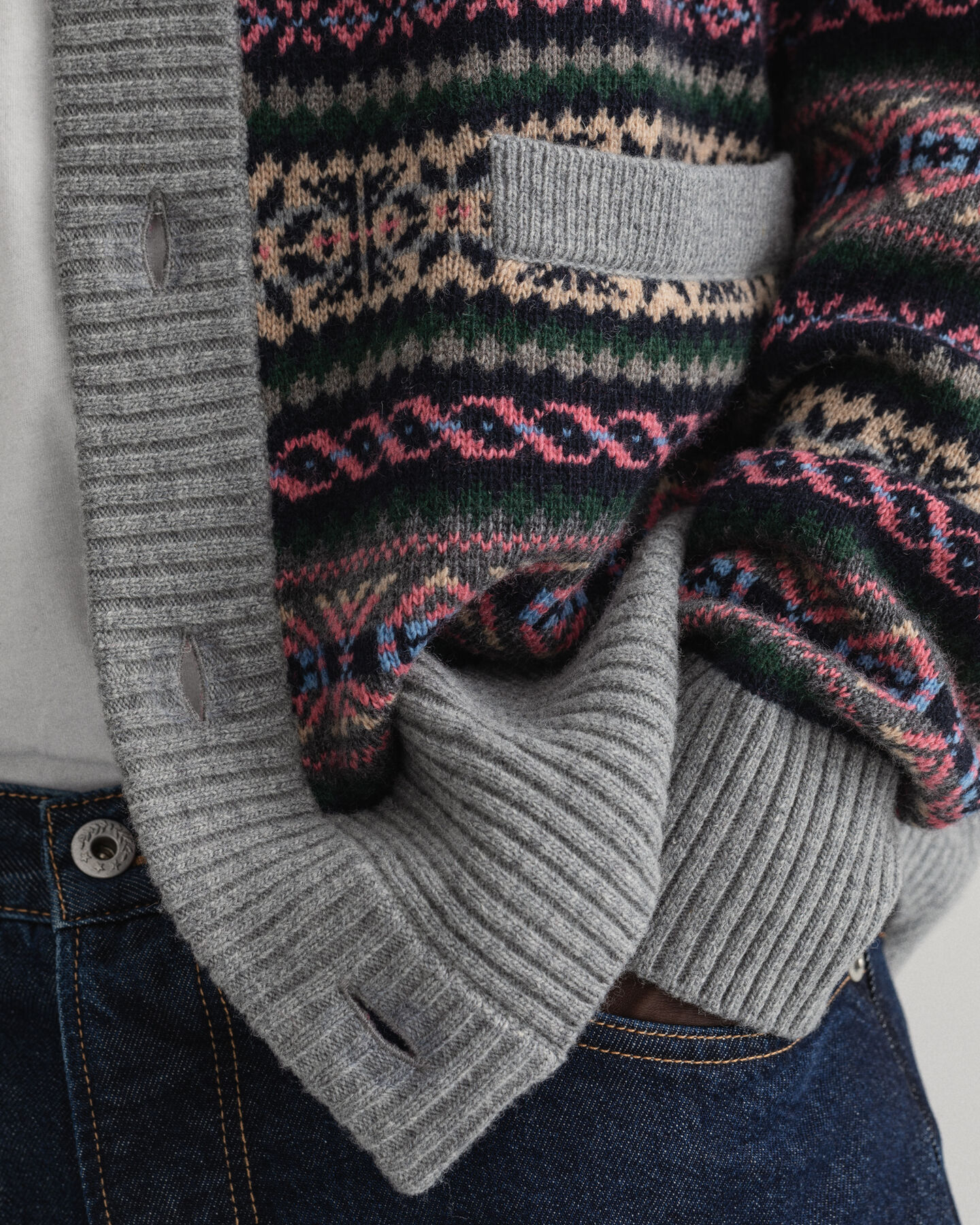 REMAKE Fair Isle vest