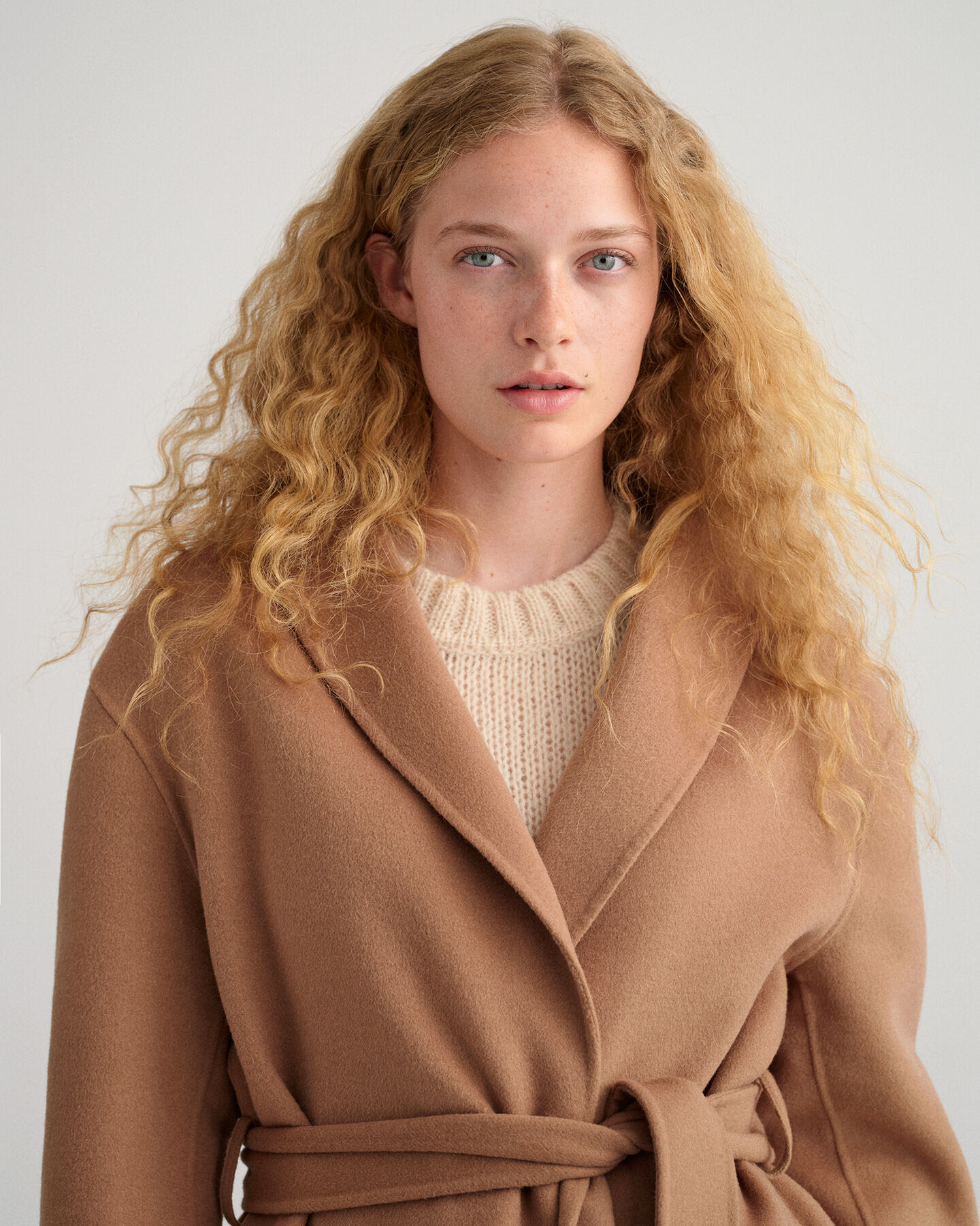 Veste blazer cousue main avec ceinture