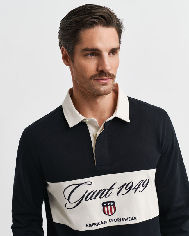 Heavy Rugger à rayures en colour-block