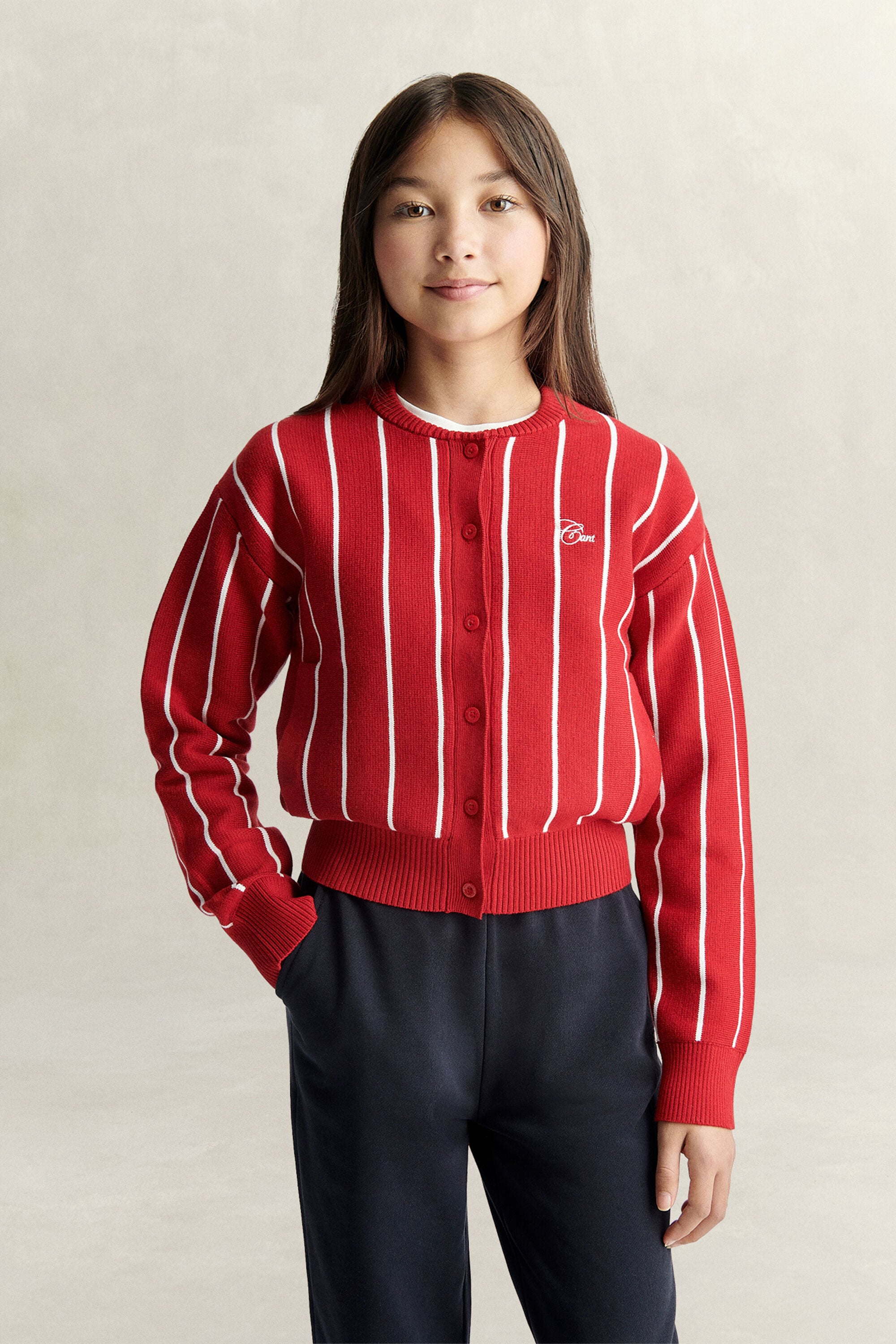 Cardigan à rayures Ado Fille