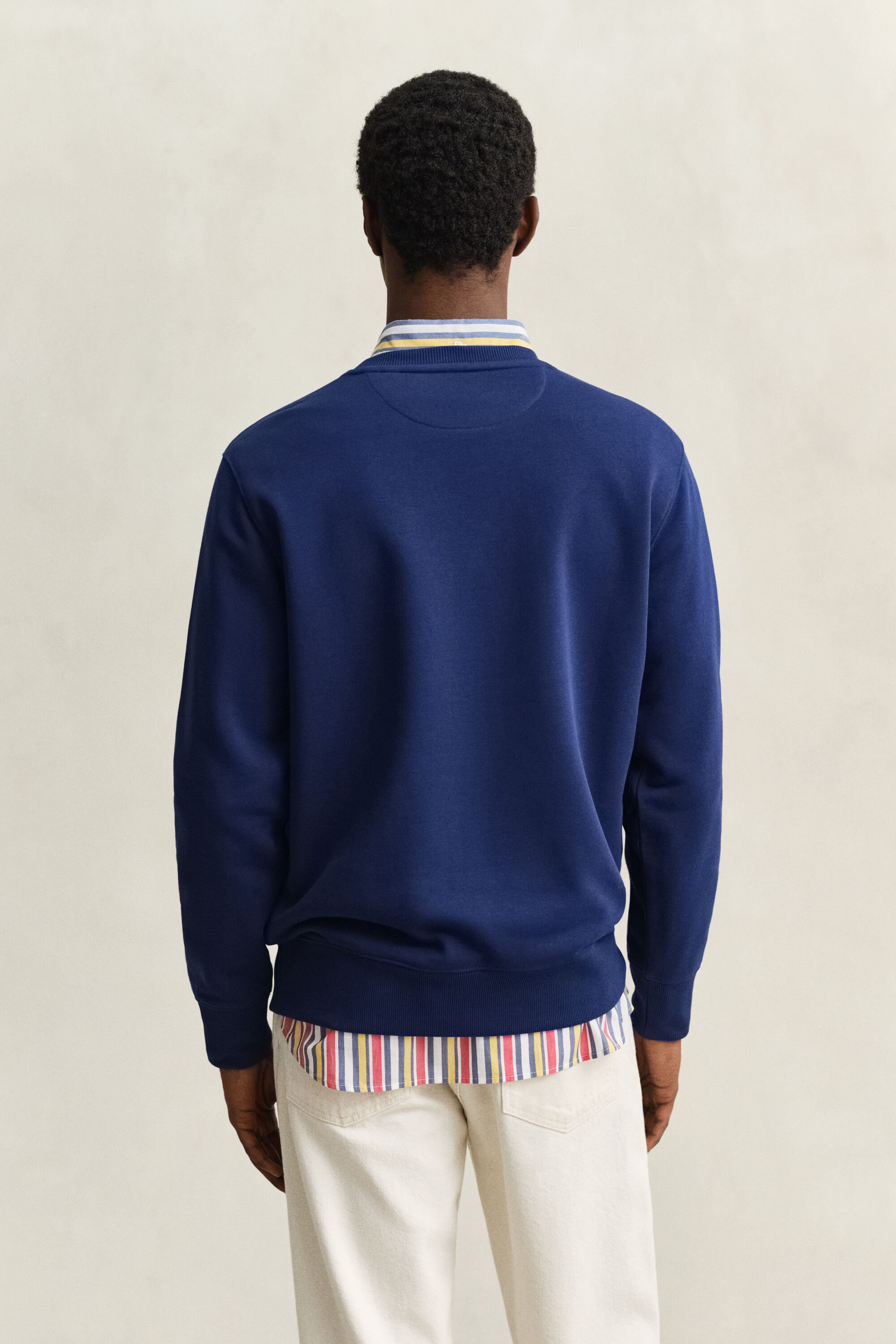 Shield sweatshirt met ronde hals