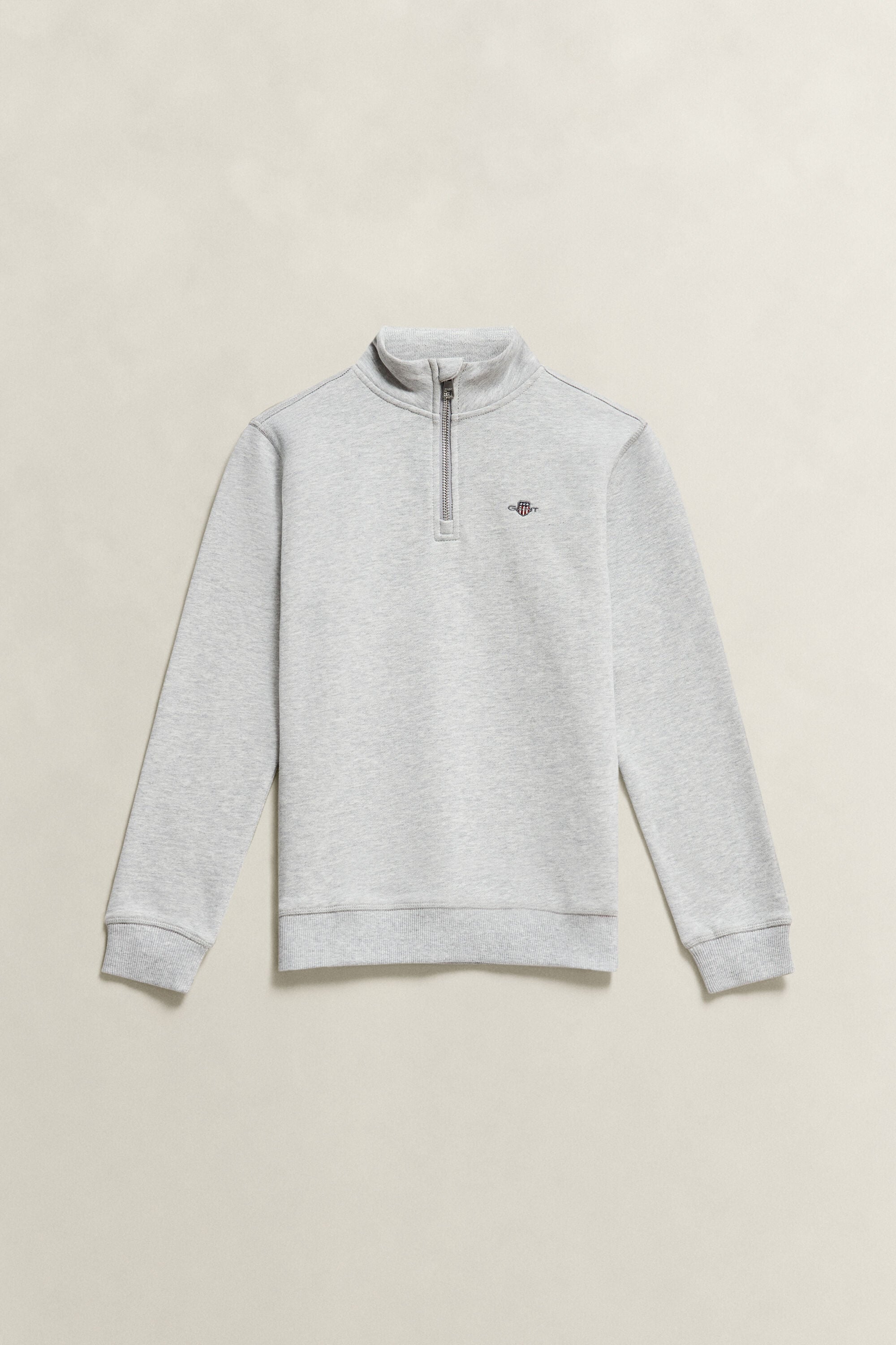 Sweat-shirt à demi-zip avec écusson Ado Garçon