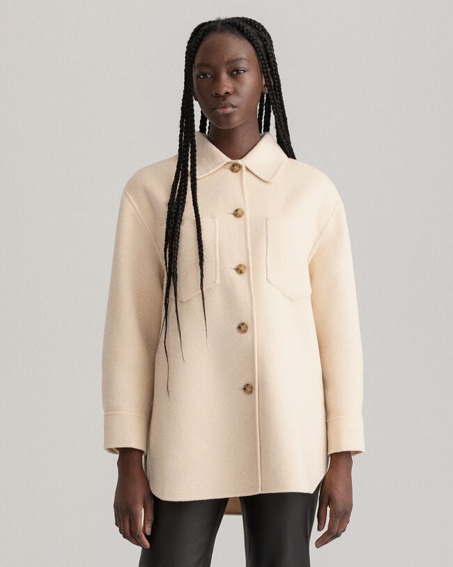 Met de hand gestikt hemdjack