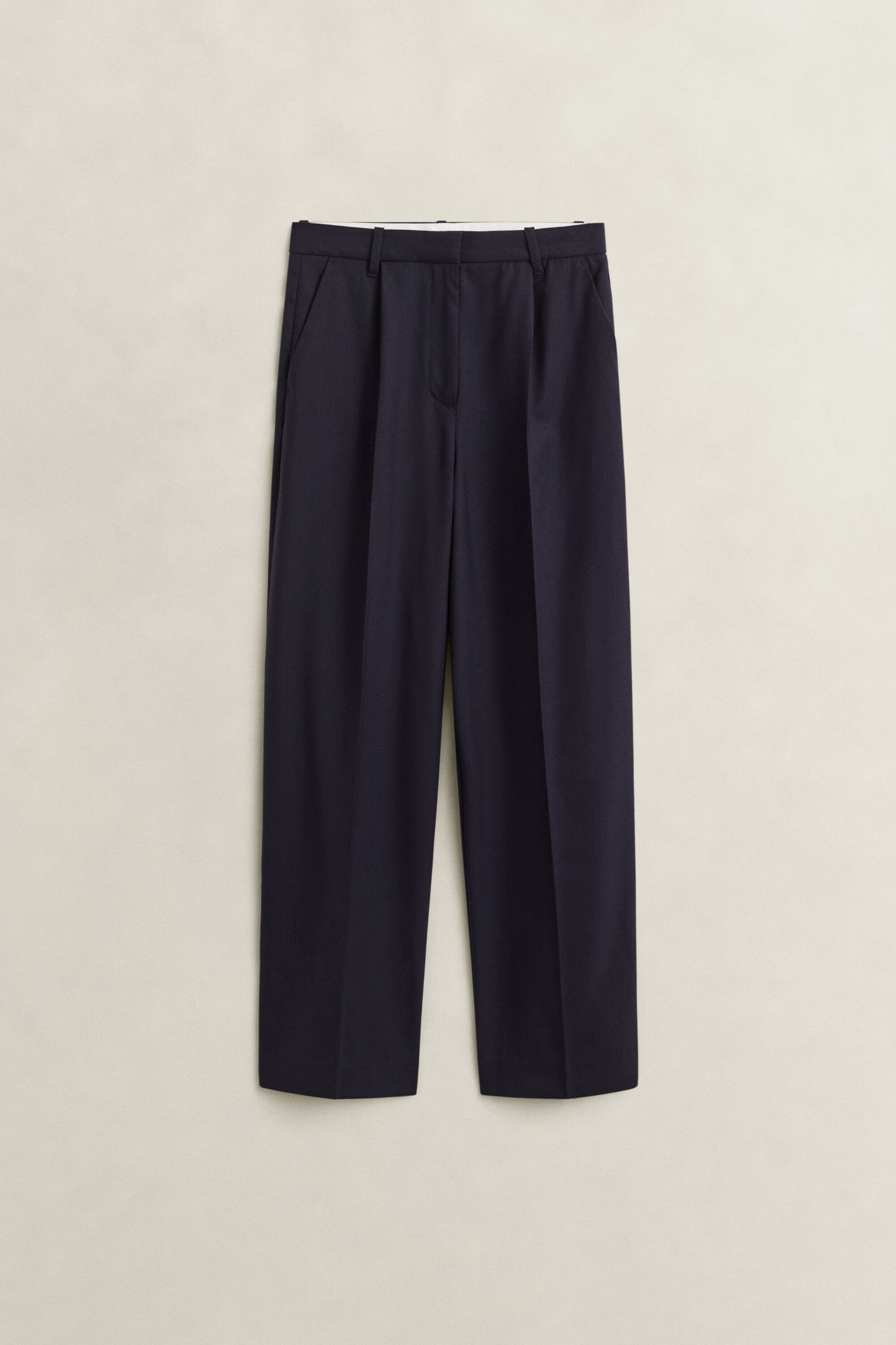 Geklede broek van wolmix