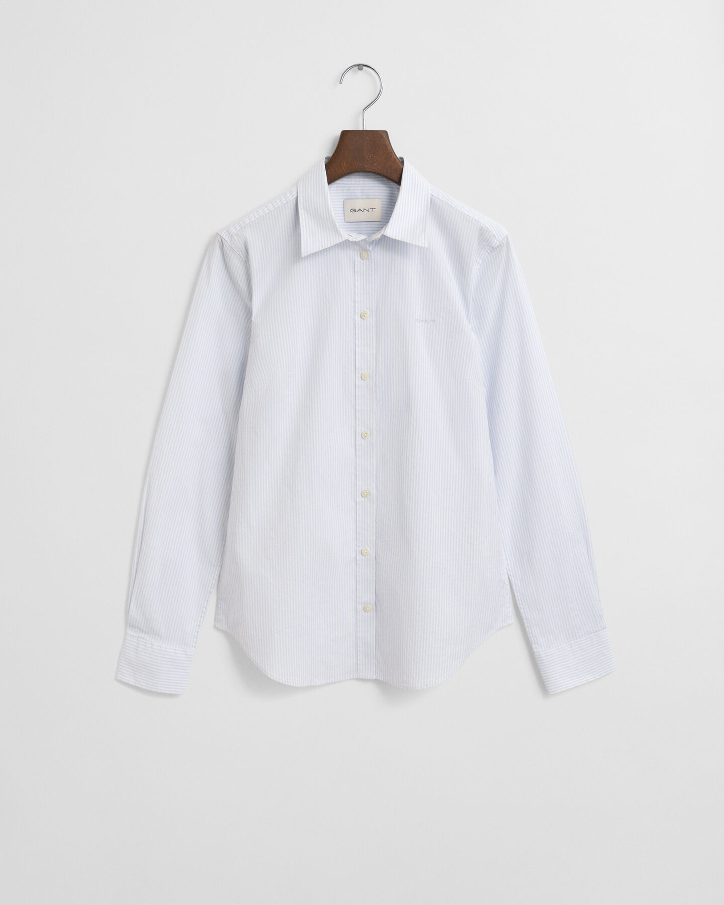 Slim Fit poplin hemd met strepen