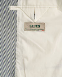 Oversized gestreepte double-breasted blazer