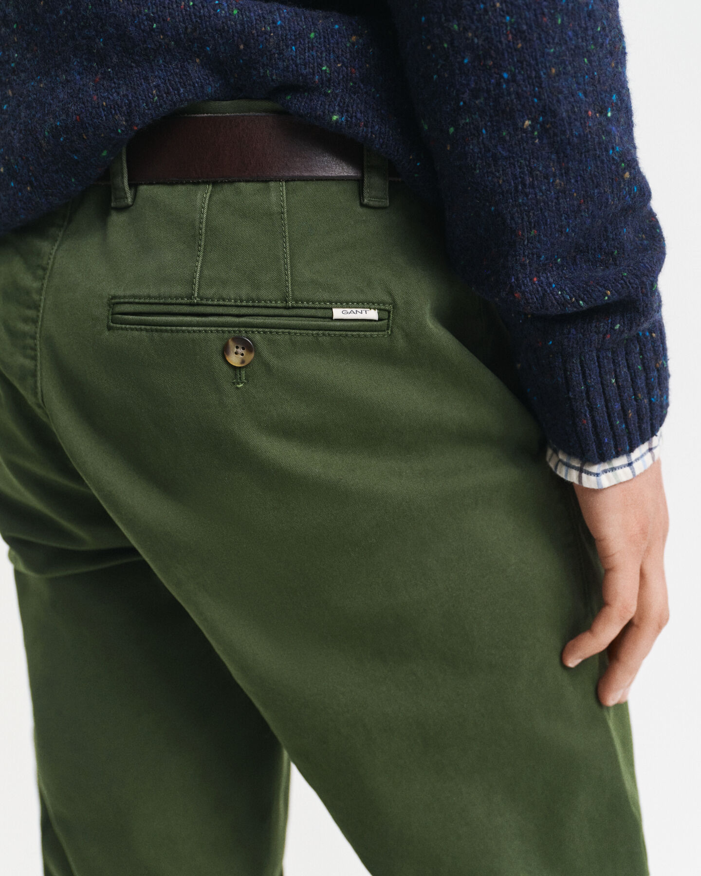 Pantalon chino slim ultra-confortable