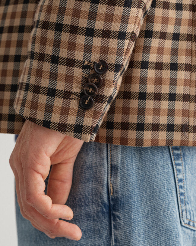 Regular Fit Check Blazer