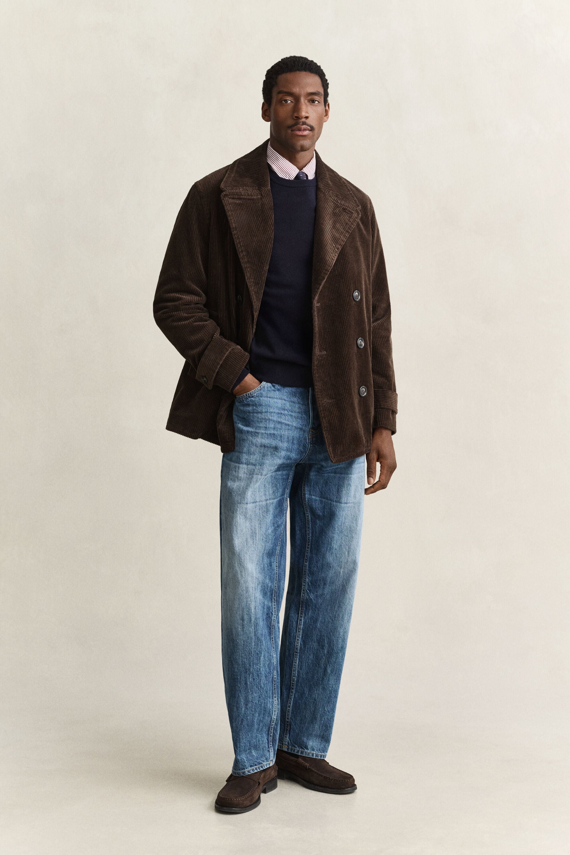 Pull col rond en laine d’agneau