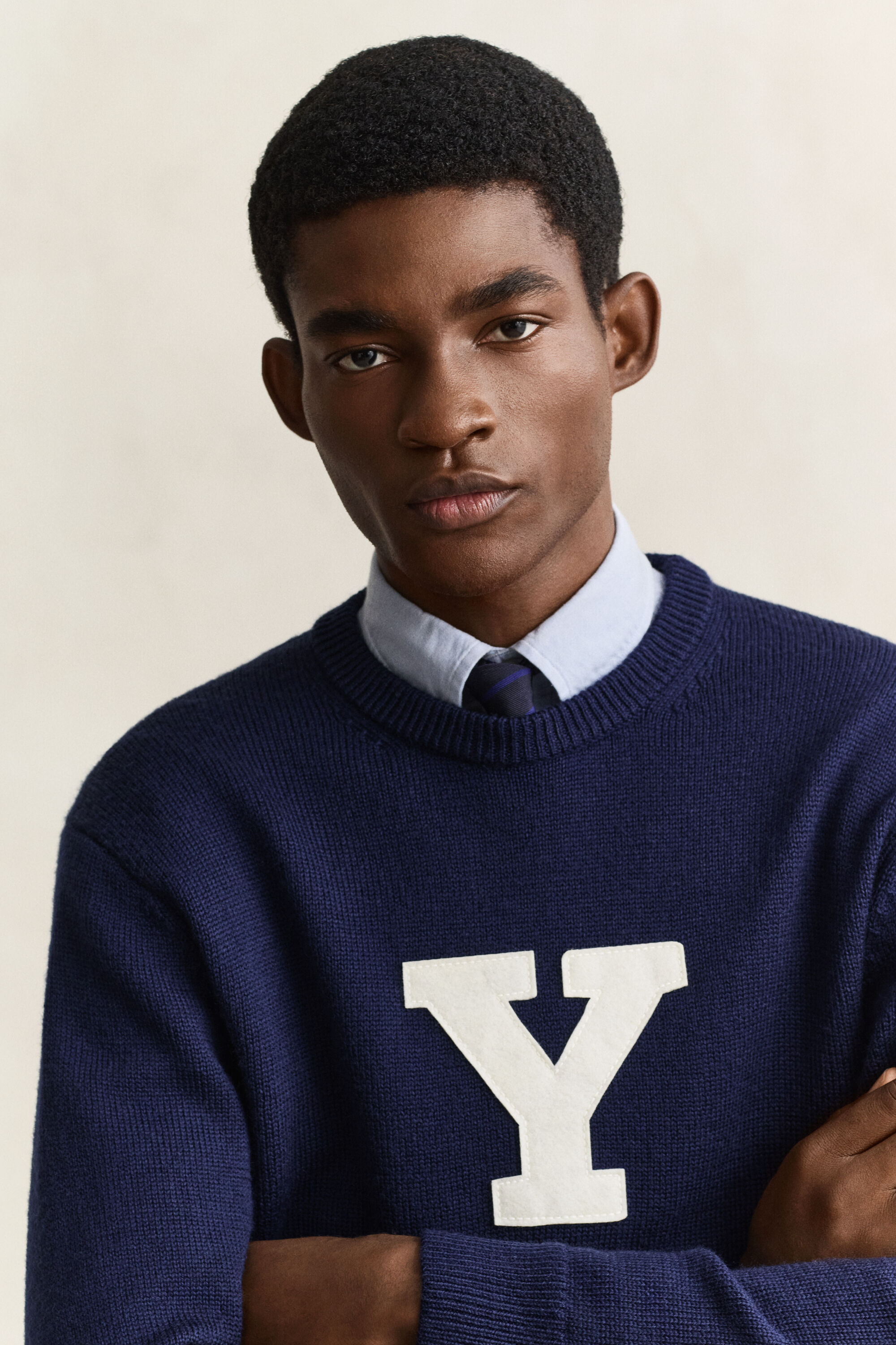 Pull en laine mérinos Gant x Yale