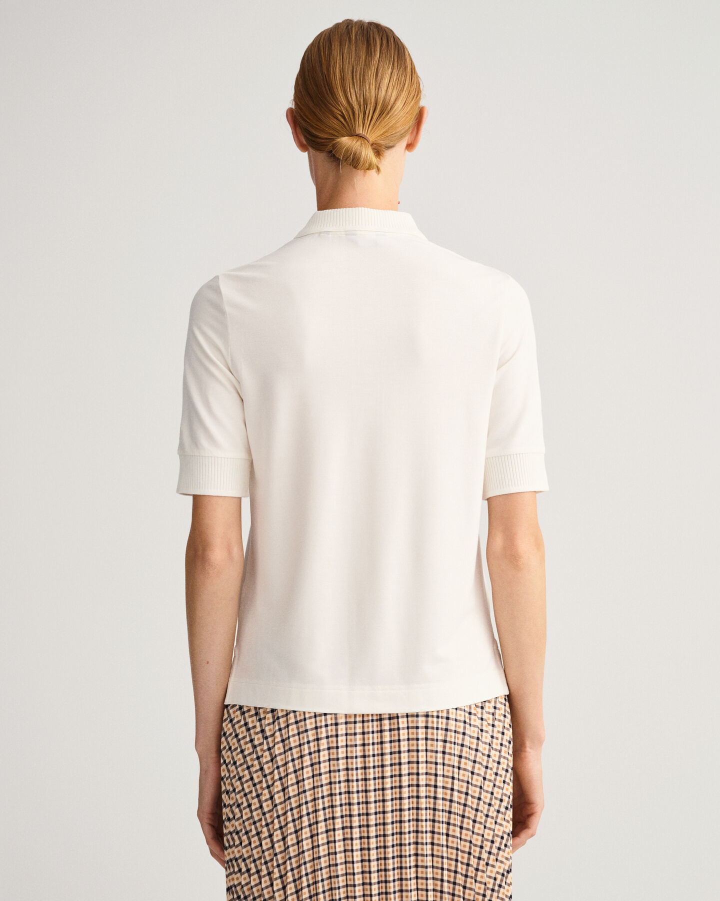 Detail Collar piqué poloshirt