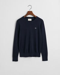 Fijngebreide trui met ronde hals