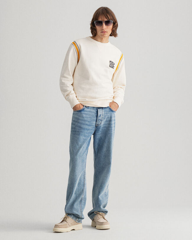 Sweat-shirt ras du cou Tiger Badge