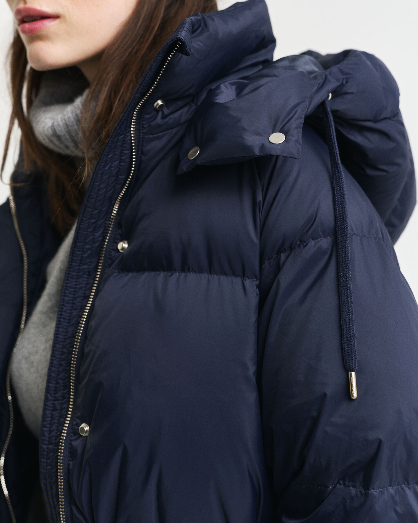 Doudoune mi-longue en duvet