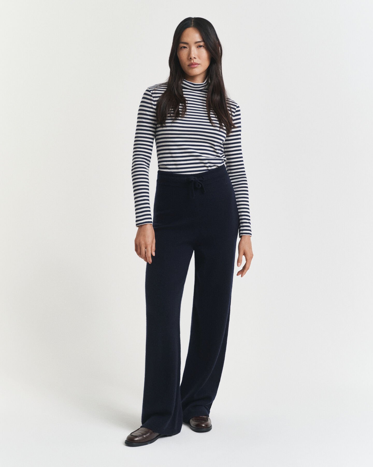 Pantalon en laine tricotée