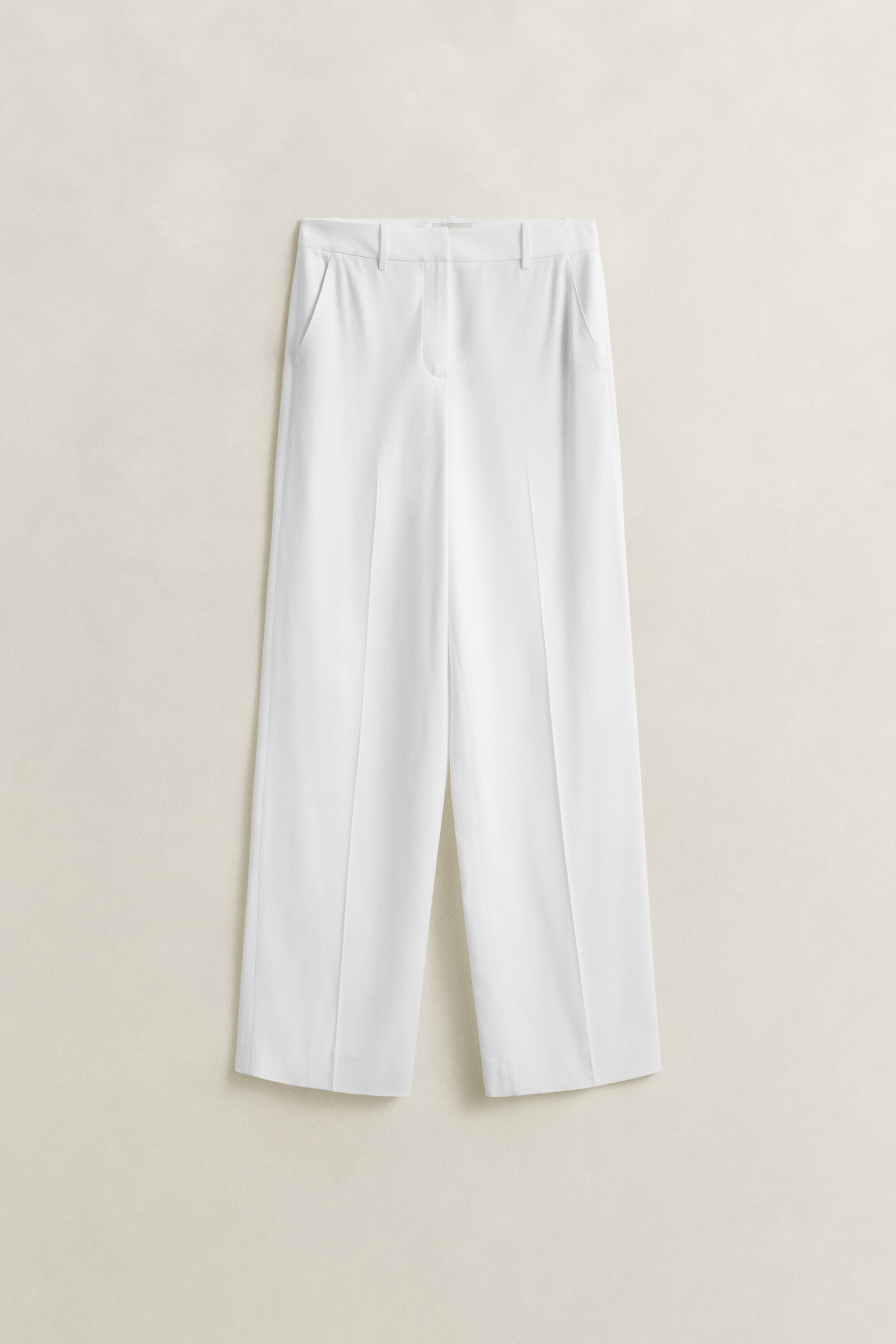 Geklede broek van crêpe