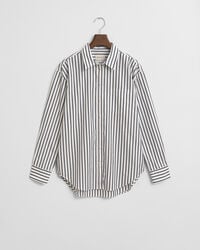 Relaxed Fit Classic hemd van poplin met strepen