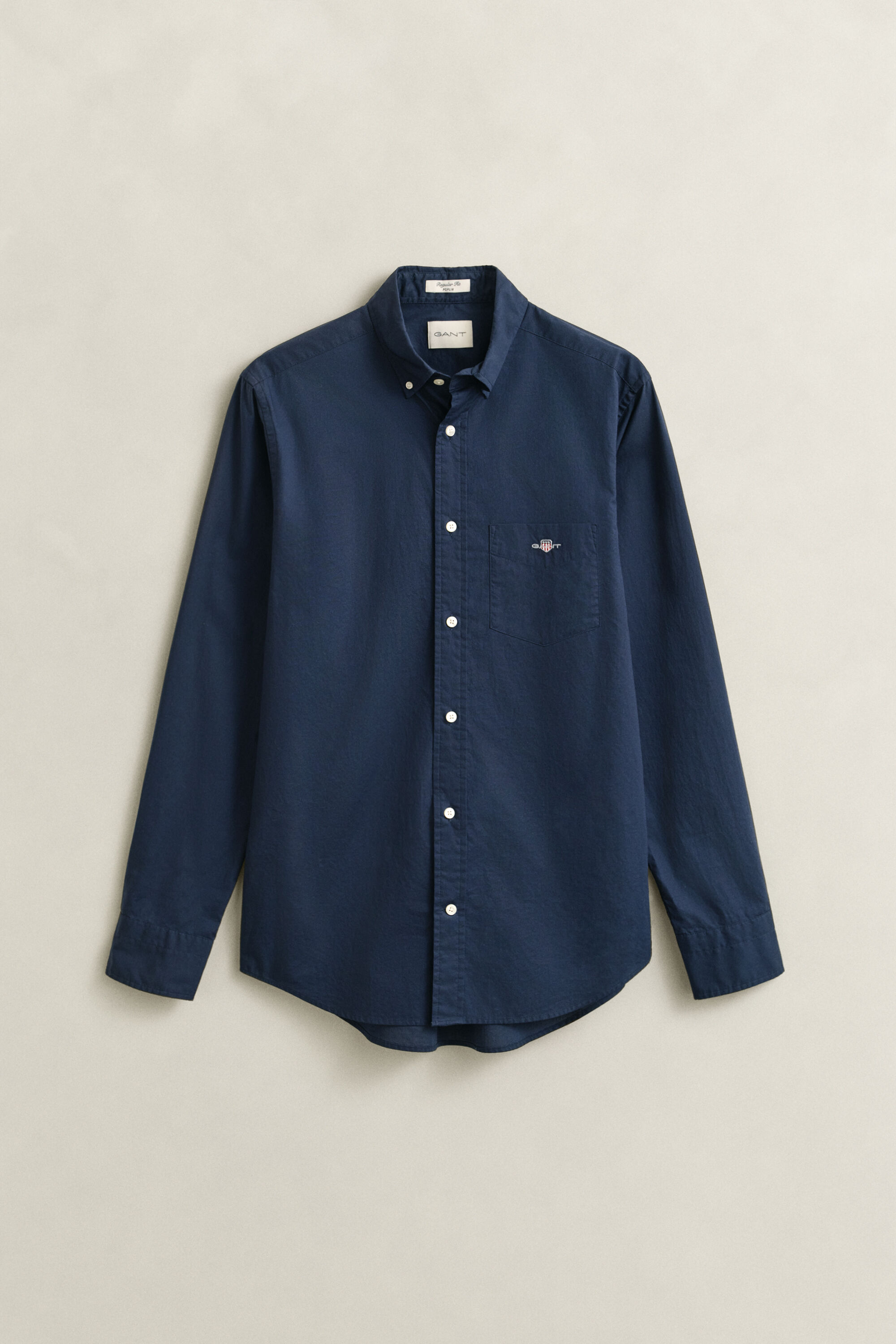 Regular Fit Classic overhemd van poplin