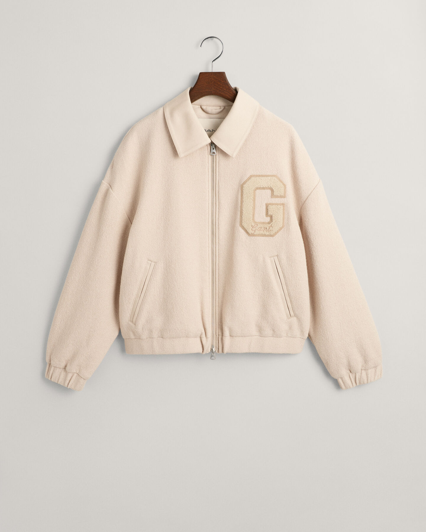 GANT Varsity Jacket met textuur