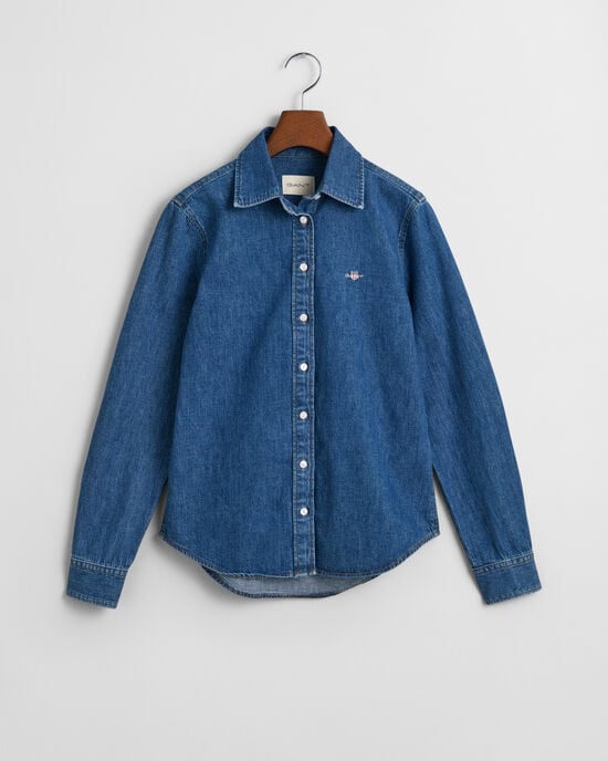 Chemise coupe regular en denim