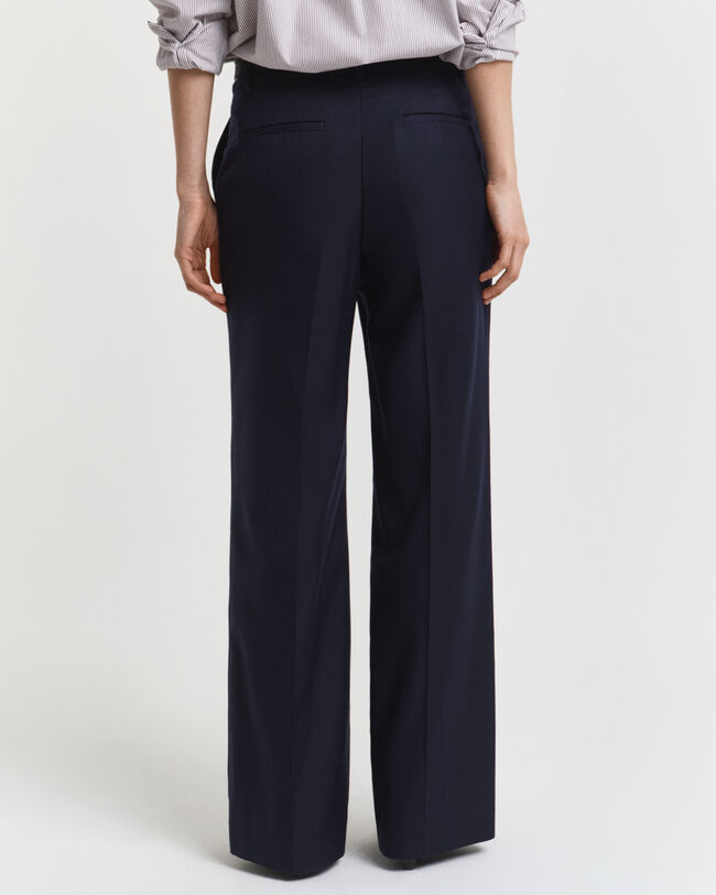 Pantalon élégant en laine mélangée