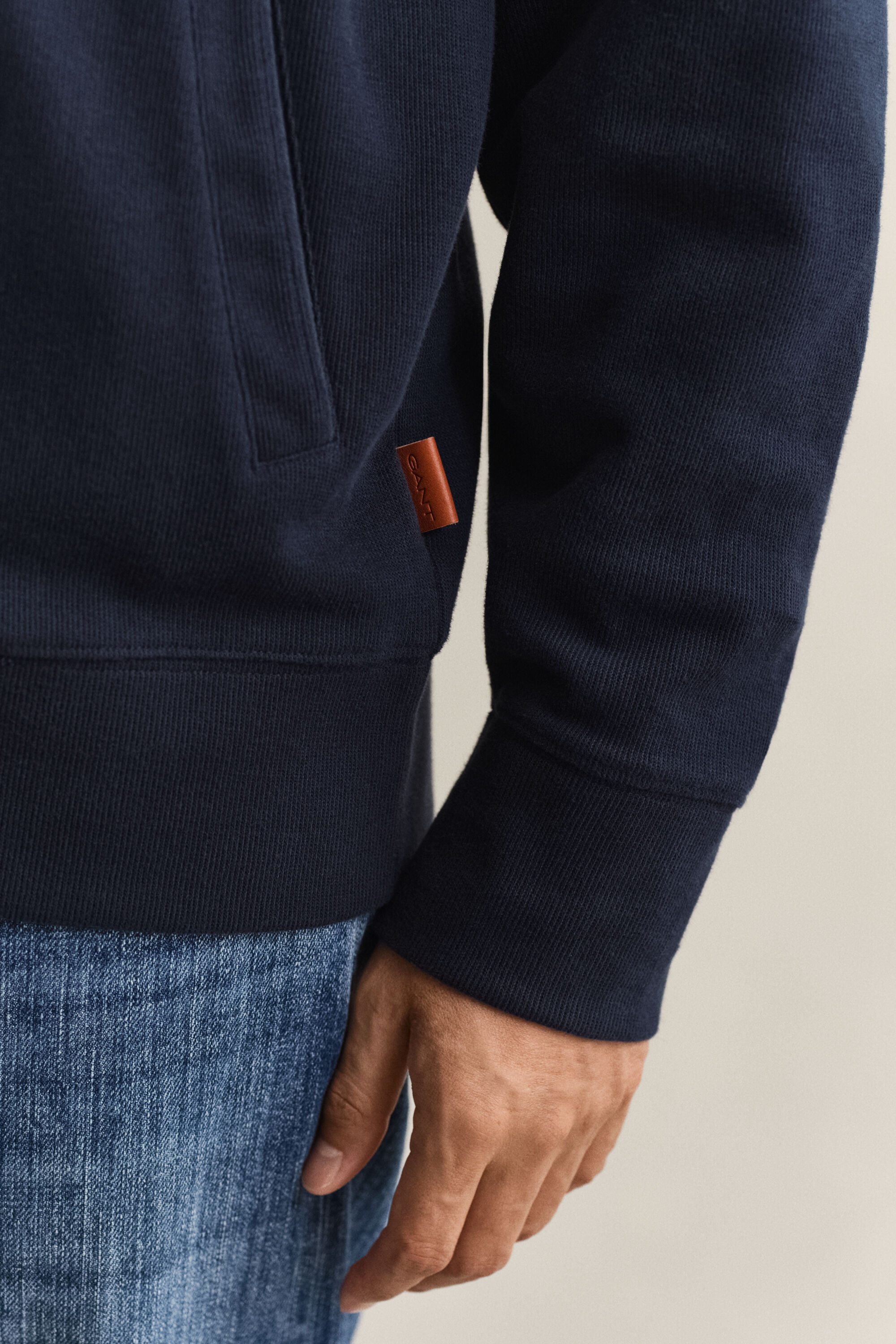 Sweat-shirt zippé Sacker Rib