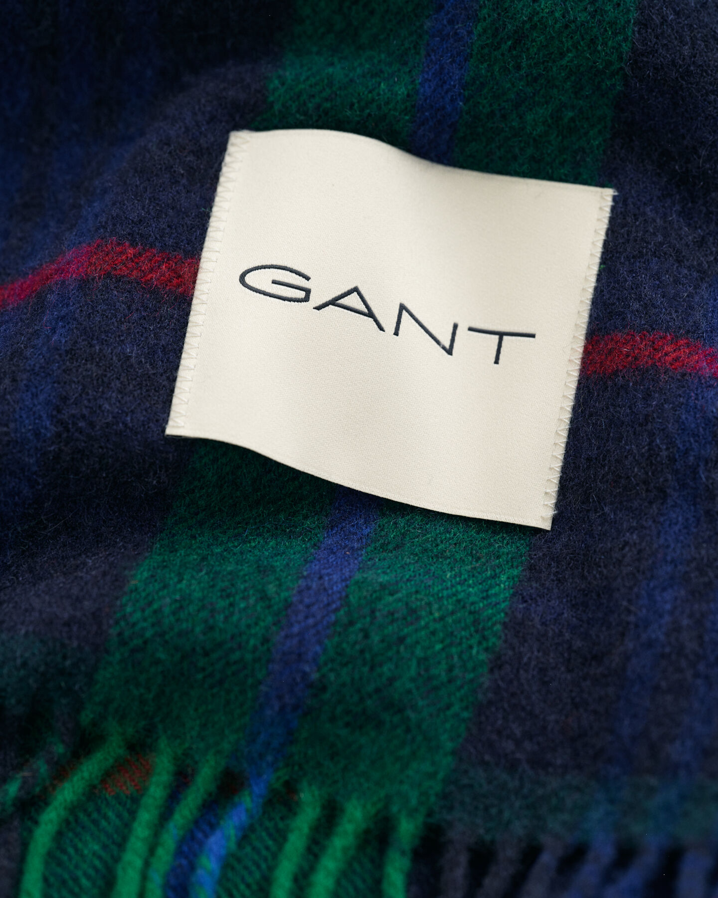 Geruite sjaal van kasjmiermix