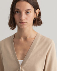 Vest met V-hals van licht katoen