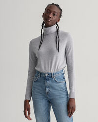 Pull col roul&eacute; en laine m&eacute;rinos lavable en machine