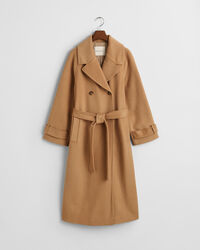 Trench-coat en laine