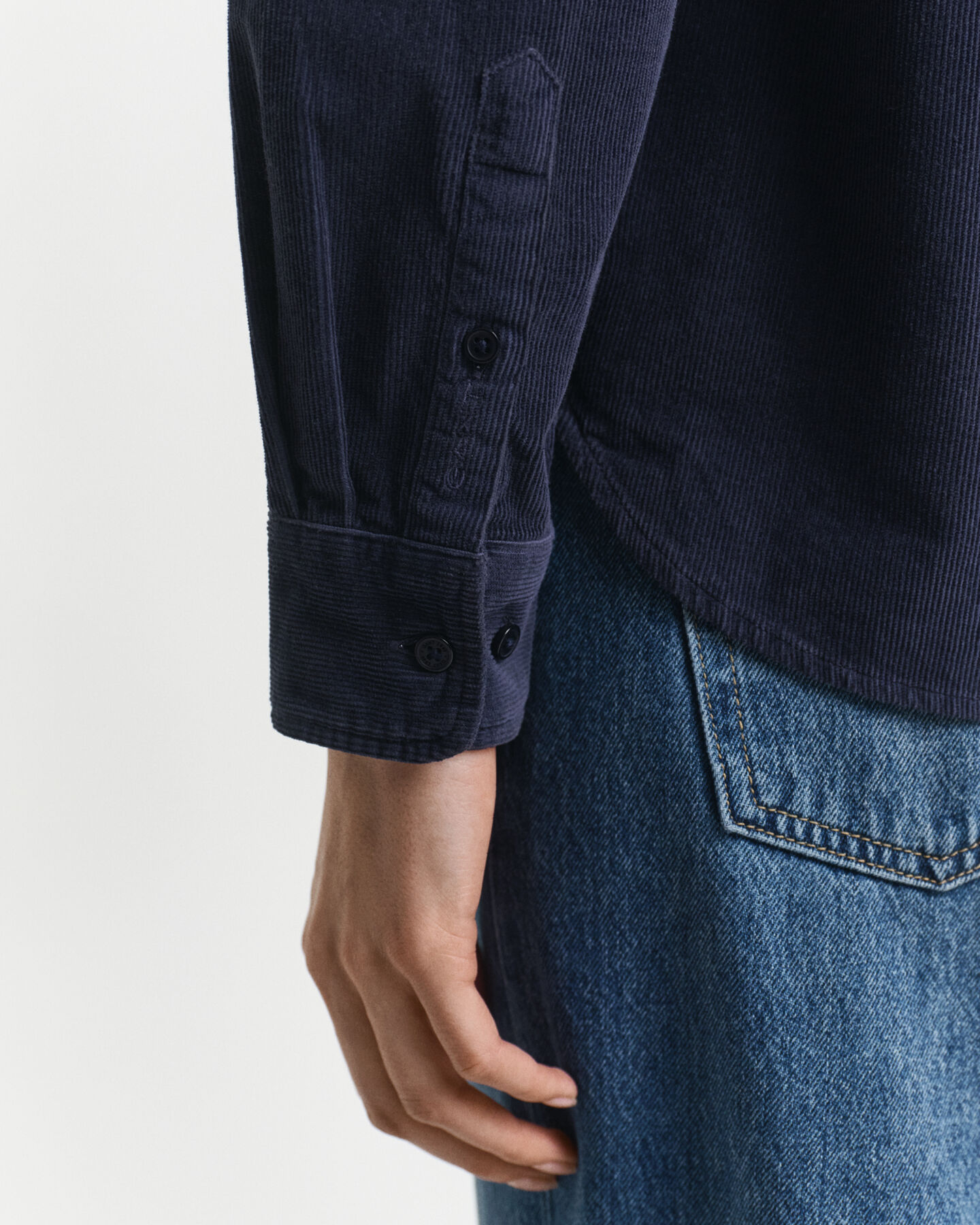 Regular Fit corduroy hemd