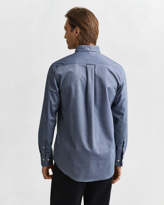 Chemise coupe regular en coton Oxford classique