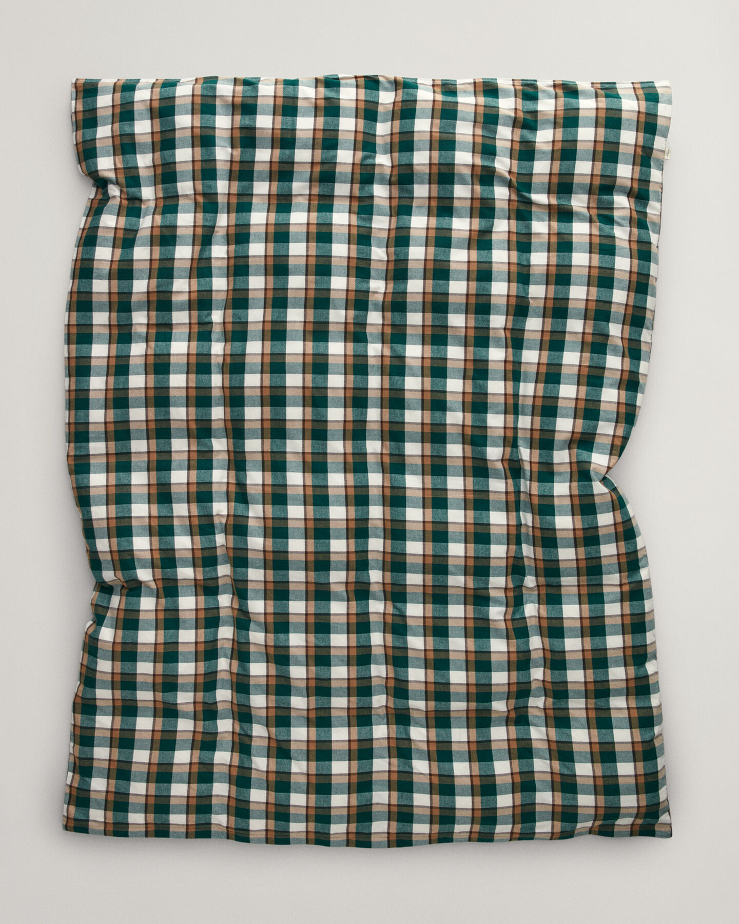 Flanellen eenpersoonsdekbedovertrek