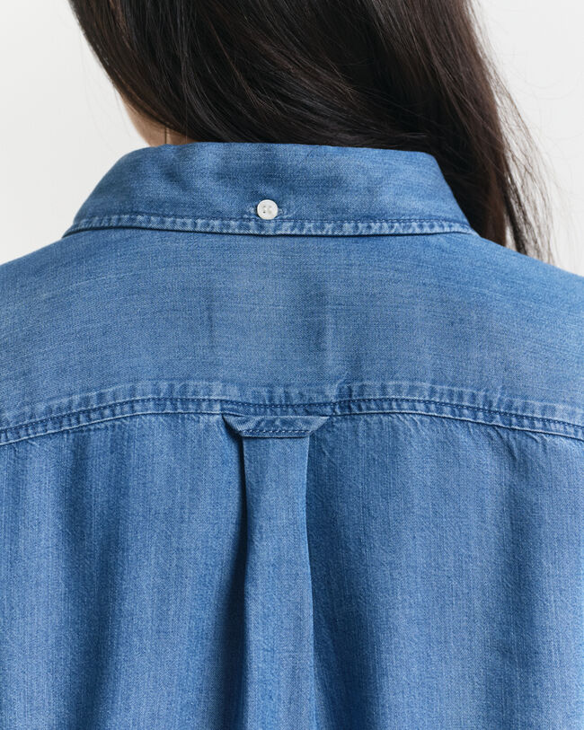 Chemise coupe décontractée Indigo