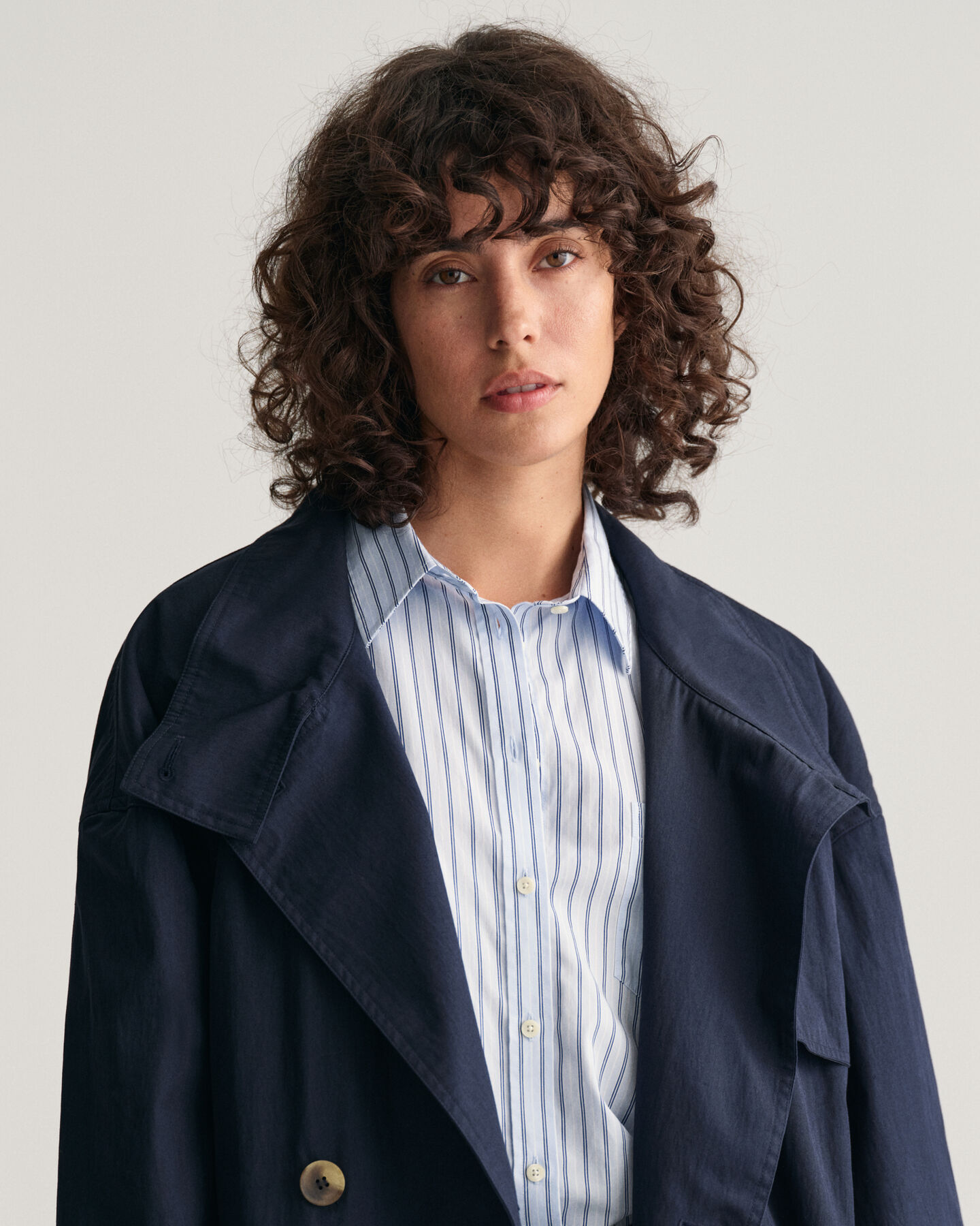 Middellange trenchcoat