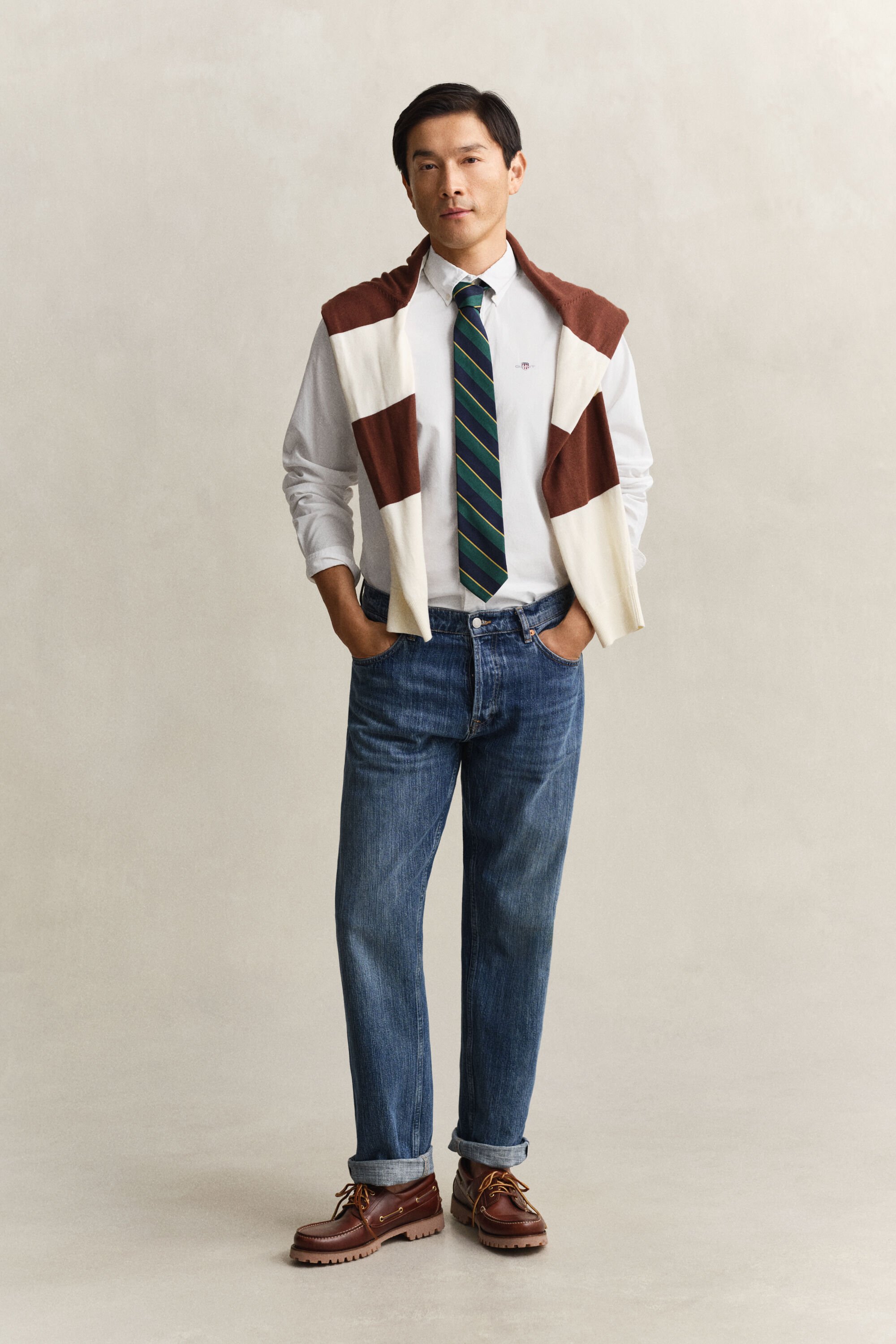 Slim Fit Classic overhemd van poplin