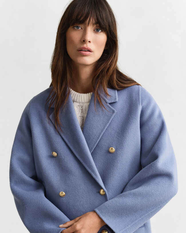 Jekker met handgestikt detail